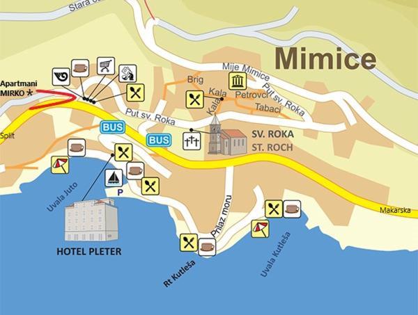 Apartments Mirko Mimice Eksteriør bilde